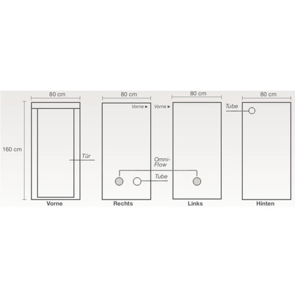 Homebox ambient q80 80 x 80 x 180 cm 7