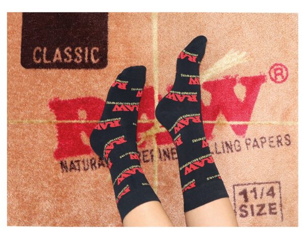 Raw socks black 01 1
