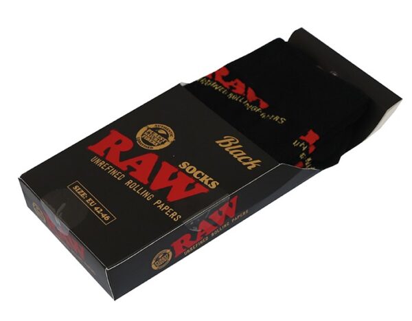 Raw socks black 03